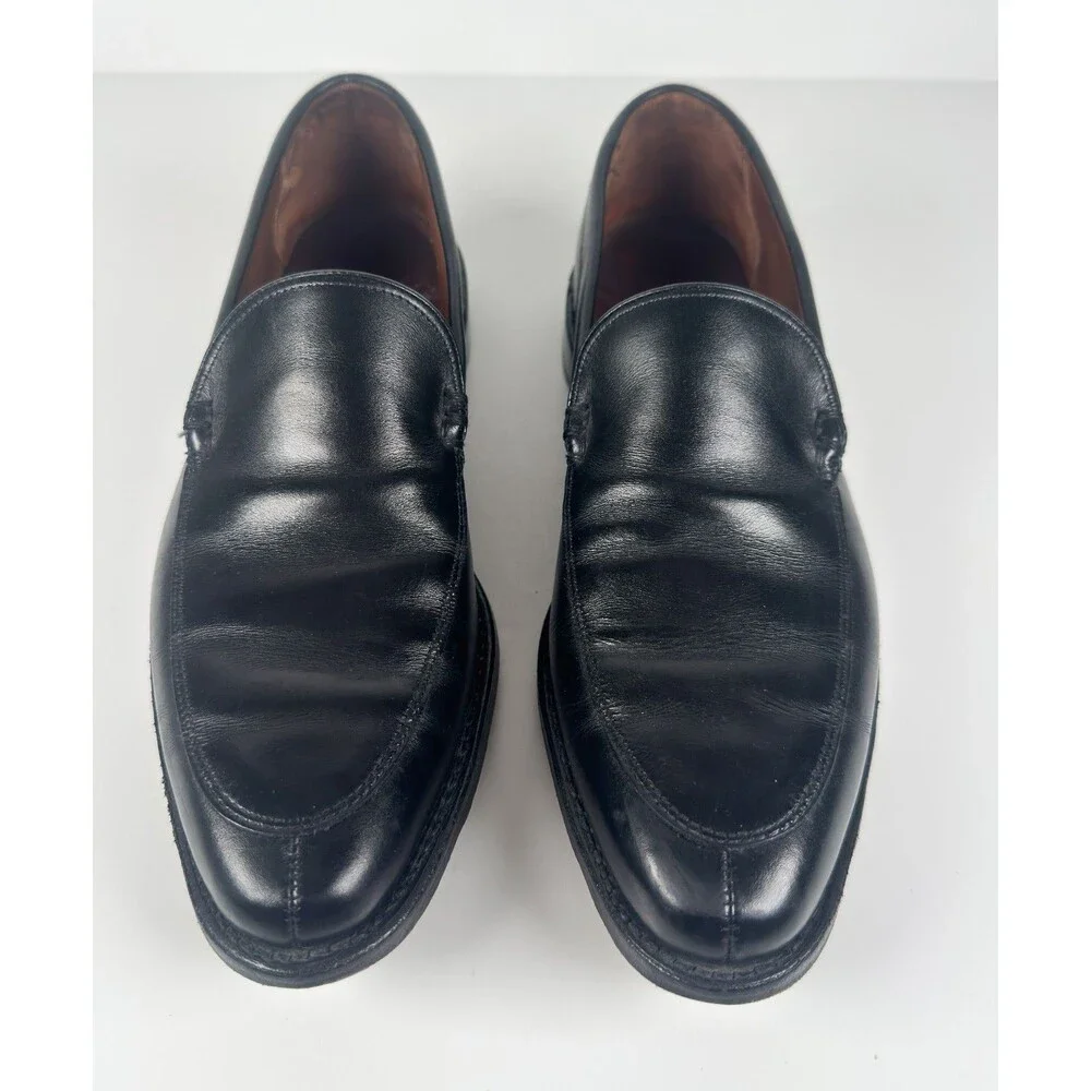 Allen Edmonds Mens STEEN Leather Oxford Loafer Dress Shoes Black US 11 B